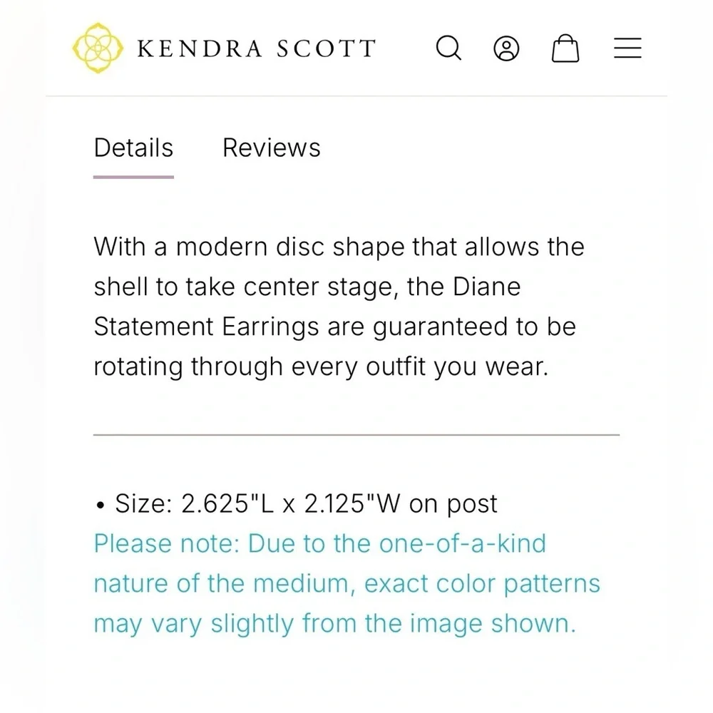 Kendra Scott Diane Gold Statement Stone Earrings